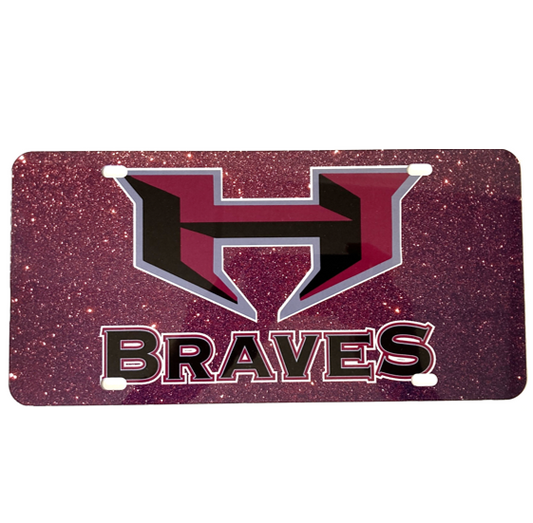 Heard Braves Decorative License Plate