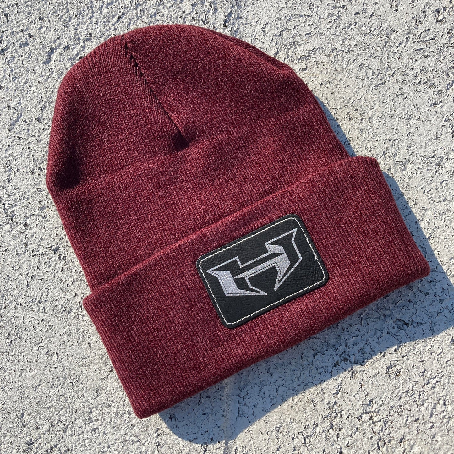 Maroon Beanie with Heard "H" Patch