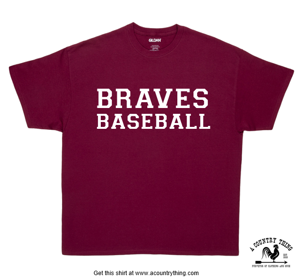 Braves Baseball Shirt (Design #3)