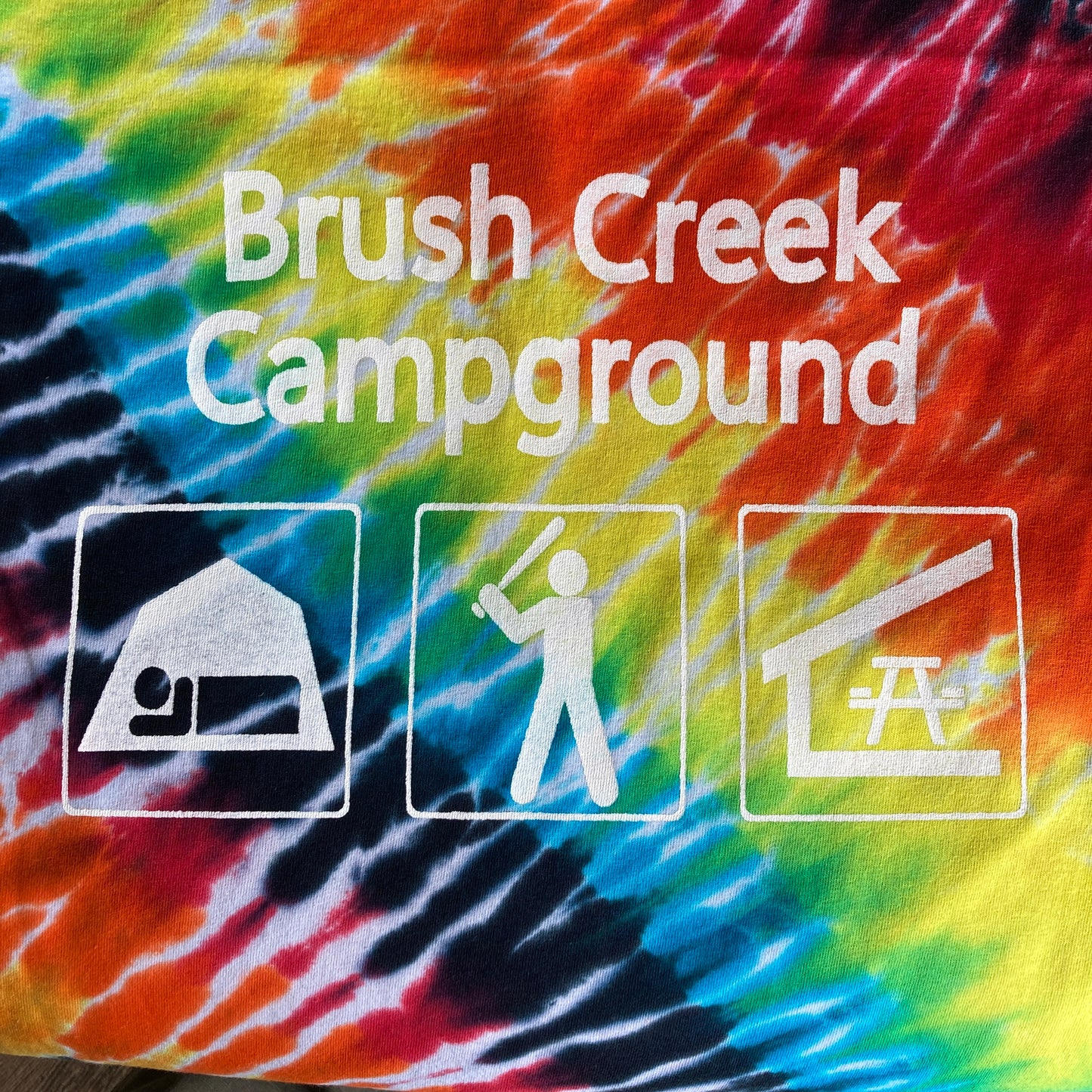 Brush Creek Park Campground Tie Dye Shirts