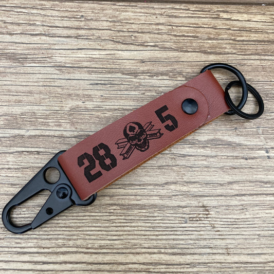 CVMA 28-5 Leather Keychain with Clip