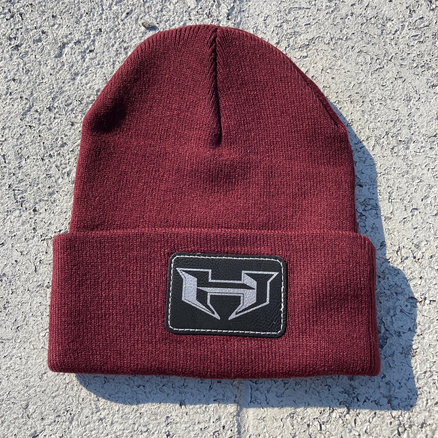 Maroon Beanie with Heard "H" Patch